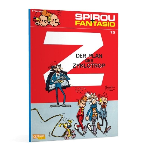 Buchcover und Innenansicht für das Buch: Z comme Zorglub
