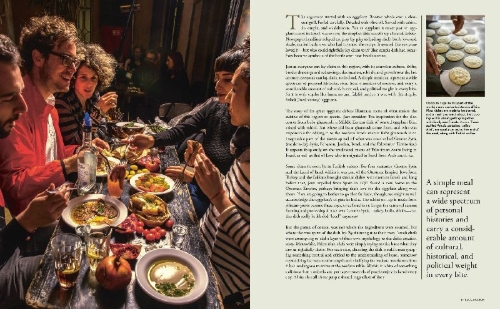 Buchcover und Innenansicht für das Buch: Abraham's Kitchen