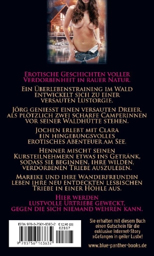 Buchcover und Innenansicht für das Buch: WaldSauereien | Erotische Geschichten