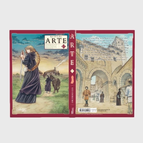 Buchcover und Innenansicht für das Buch: Arte