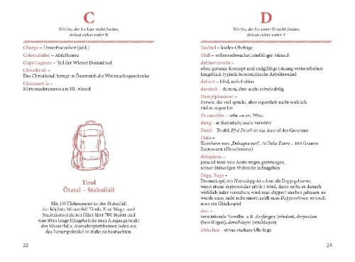 Buchcover und Innenansicht für das Buch: Sprechen Sie Österreichisch