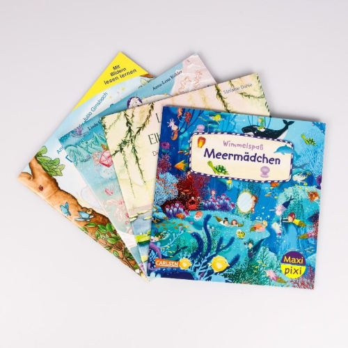 Buchcover und Innenansicht für das Buch: Maxi-Pixi-4er-Set 120: Fantasie und Magie (4x1 Exemplar)