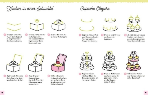 Buchcover und Innenansicht für das Buch: How to Draw Super Cute Things with Bobbie Goods