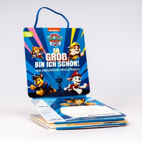 Buchcover und Innenansicht für das Buch: PAW Patrol Pappbilderbuch: So groß bin ich schon!