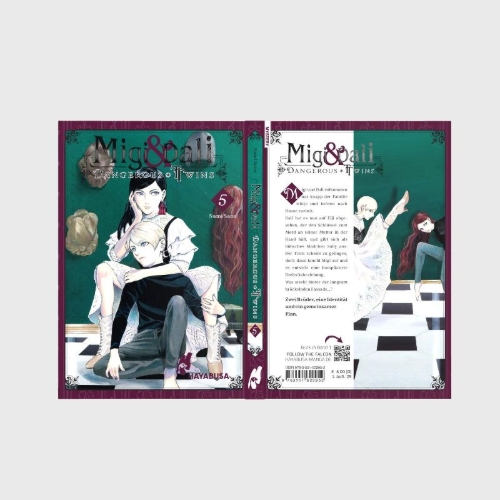 Buchcover und Innenansicht für das Buch: Migi to Dali