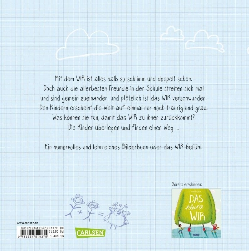 Buchcover und Innenansicht für das Buch: Das kleine WIR in der Schule