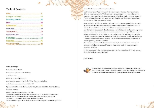 Buchcover und Innenansicht für das Buch: simple und easy Englisch 3 - Vokabeltrainer