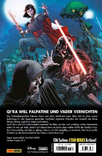 Buchcover und Innenansicht für das Buch: Star Wars: Hidden Empire #1-#5 (2023)