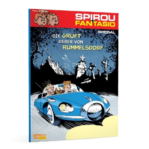 Buchcover und Innenansicht für das Buch: Spirou & Fantasio Spezial 06: Die Gruft derer von Rummelsdorf