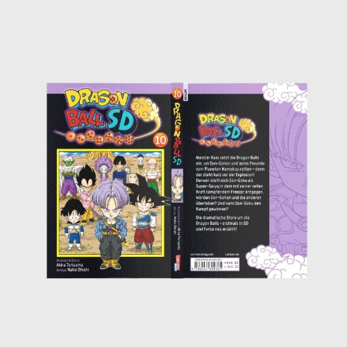 Buchcover und Innenansicht für das Buch: Dragon Ball SD