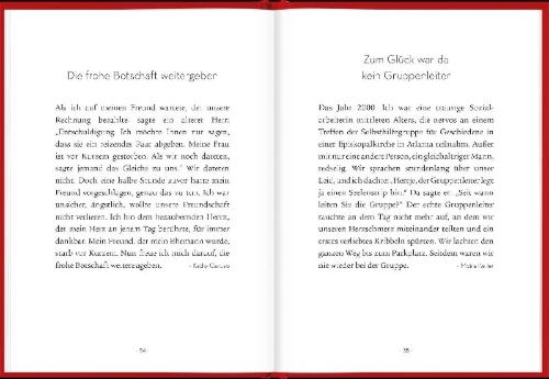 Buchcover und Innenansicht für das Buch: tiny love stories