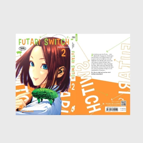 Buchcover und Innenansicht für das Buch: Futari Switch