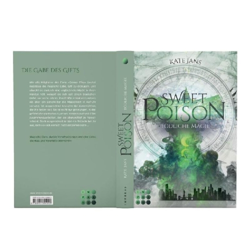 Buchcover und Innenansicht für das Buch: Sweet Poison. Tödliche Magie