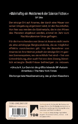 Buchcover und Innenansicht für das Buch: The Dispossessed