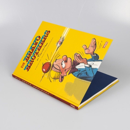 Buchcover und Innenansicht für das Buch: Spirou Deluxe  Bravo Brothers (Hochwertige Jubiläumsedition 100 Jahre Franquin)
