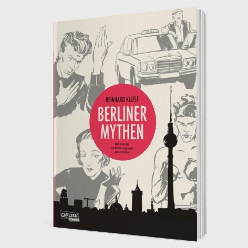 Buchcover und Innenansicht für das Buch: Berliner Mythen