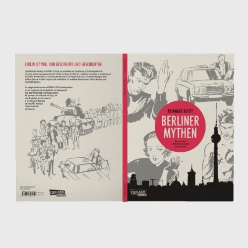 Buchcover und Innenansicht für das Buch: Berliner Mythen