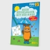 Buchcover und Innenansicht für das Buch: Frag doch mal ... die Maus: Mein Rätselblock mit der Maus - Klima und Wetter