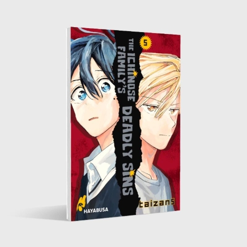 Buchcover und Innenansicht für das Buch: ICHINOSE-KE NO TAIZAI