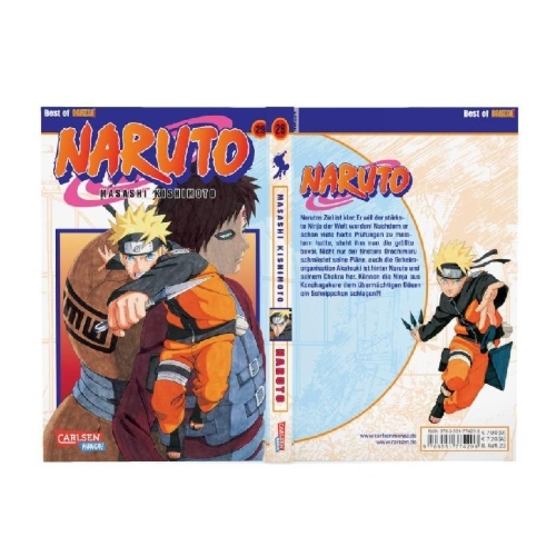 Buchcover und Innenansicht für das Buch: Naruto