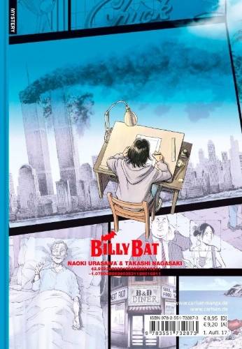 Buchcover und Innenansicht für das Buch: Billy Bat