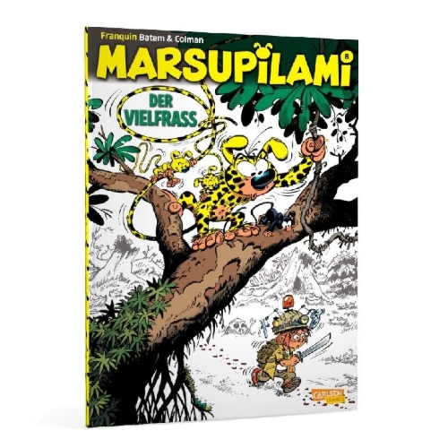 Buchcover und Innenansicht für das Buch: Marsupilami 23 - Croc vert