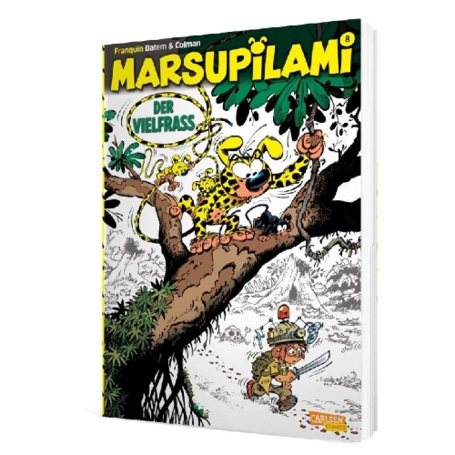 Buchcover und Innenansicht für das Buch: Marsupilami 23 - Croc vert