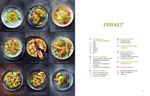 Buchcover und Innenansicht für das Buch: School of Taste veggie