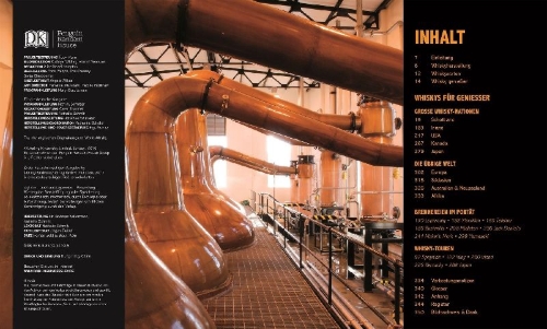 Buchcover und Innenansicht für das Buch: Whiskys der Welt