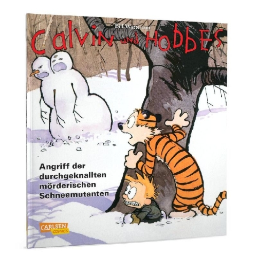 Buchcover und Innenansicht für das Buch: Calvin & Hobbes 07 - Angriff der durchgeknallten mörderischen Schneemutanten