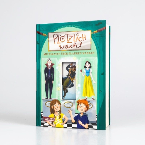Buchcover und Innenansicht für das Buch: Plötzlich wach! 3: Mit Piraten über Planken wanken