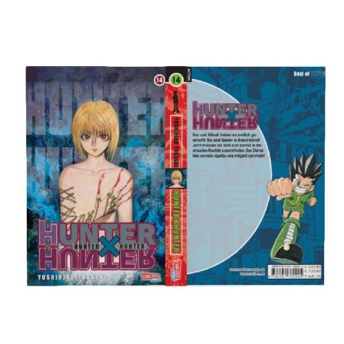 Buchcover und Innenansicht für das Buch: Hunter X Hunter
