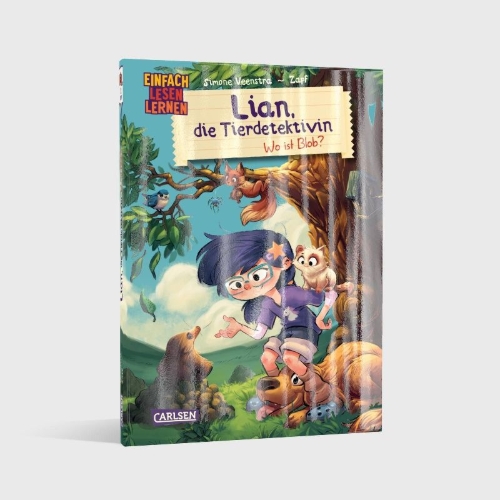 Buchcover und Innenansicht für das Buch: Lian, die Tierdetektivin 2: Wo ist Blob?