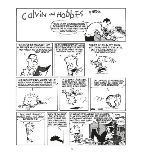 Buchcover und Innenansicht für das Buch: Calvin & Hobbes 03 - Wir wandern aus!