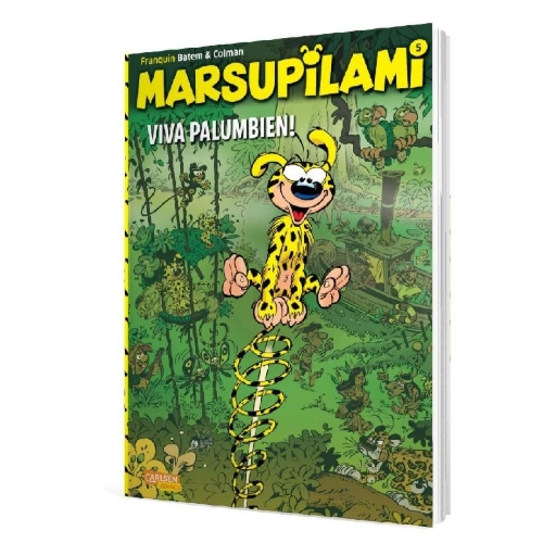 Buchcover und Innenansicht für das Buch: Marsupilami 20 - Viva Palombia!