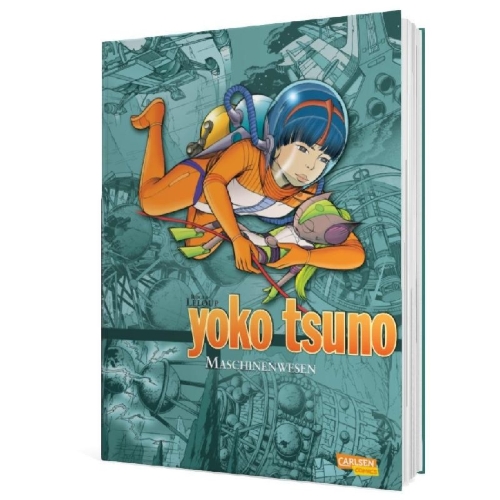 Buchcover und Innenansicht für das Buch: Yoko Tsuno Sammelband 06: Maschinenwesen