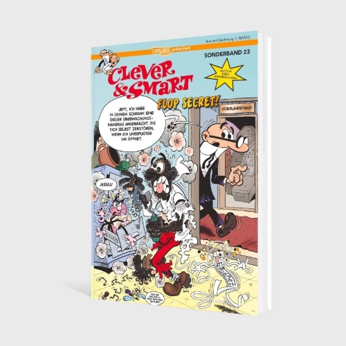 Buchcover und Innenansicht für das Buch: Mortadelo y Filemón. ¡Espías!