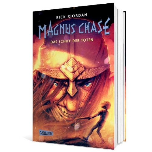 Buchcover und Innenansicht für das Buch: Magnus Chase and the Gods of Asgard: The Ship of the Dead
