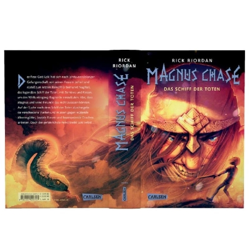 Buchcover und Innenansicht für das Buch: Magnus Chase and the Gods of Asgard: The Ship of the Dead