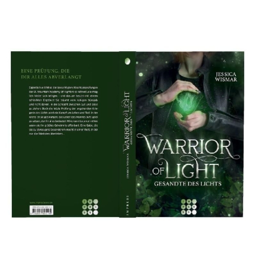 Buchcover und Innenansicht für das Buch: Warrior of Light 1: Gesandte des Lichts