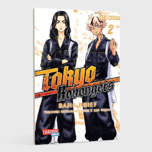 Buchcover und Innenansicht für das Buch: Tokyo Revengers - Baji Keisuke kara no Tegami