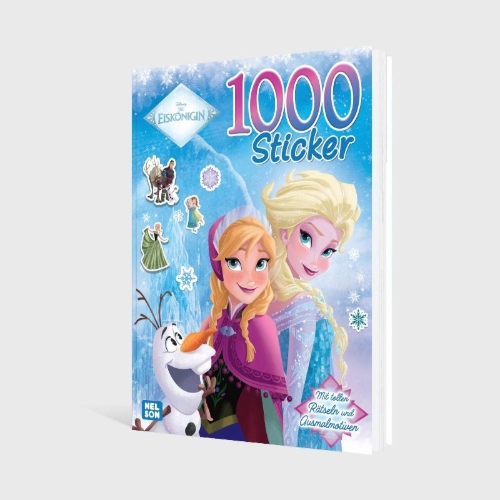 Buchcover und Innenansicht für das Buch: Disney Die Eiskönigin: 1000 Sticker
