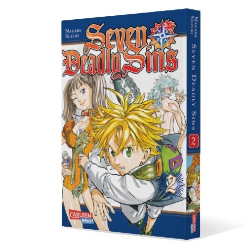 Buchcover und Innenansicht für das Buch: Nanatsu no Taizai