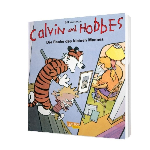 Buchcover und Innenansicht für das Buch: Calvin & Hobbes 05 - Die Rache des kleinen Mannes