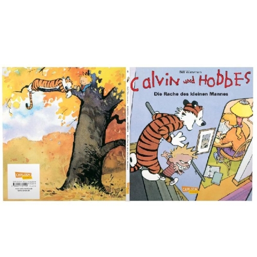 Buchcover und Innenansicht für das Buch: Calvin & Hobbes 05 - Die Rache des kleinen Mannes