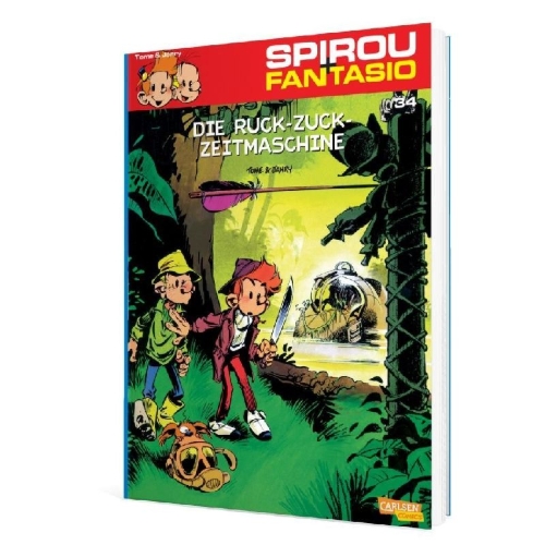 Buchcover und Innenansicht für das Buch: L'Horloger de la comète
