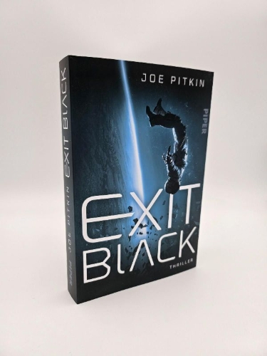 Buchcover und Innenansicht für das Buch: Exit Black