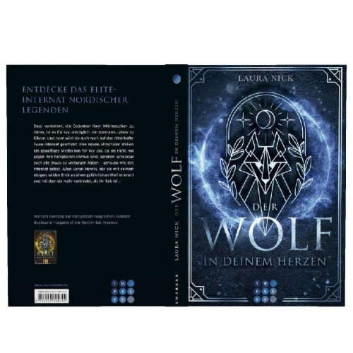 Buchcover und Innenansicht für das Buch: Legend of the North 1: Der Wolf in deinem Herzen