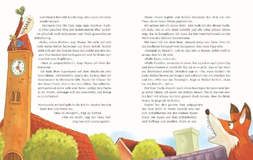 Buchcover und Innenansicht für das Buch: Das Vorlesebuch für starke Kinder