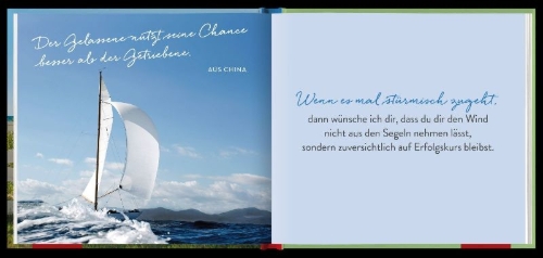Buchcover und Innenansicht für das Buch: Was ich dir wünsche für deinen Weg